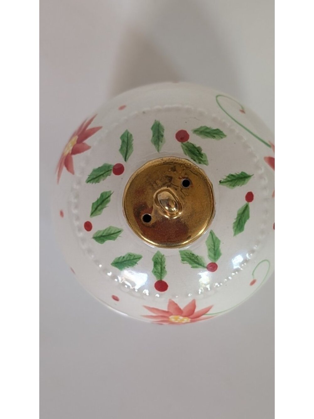 Christmas Bella Casa Ganz Ornament Shaped Salt & Pepper Shaker Set Unused 3.5"